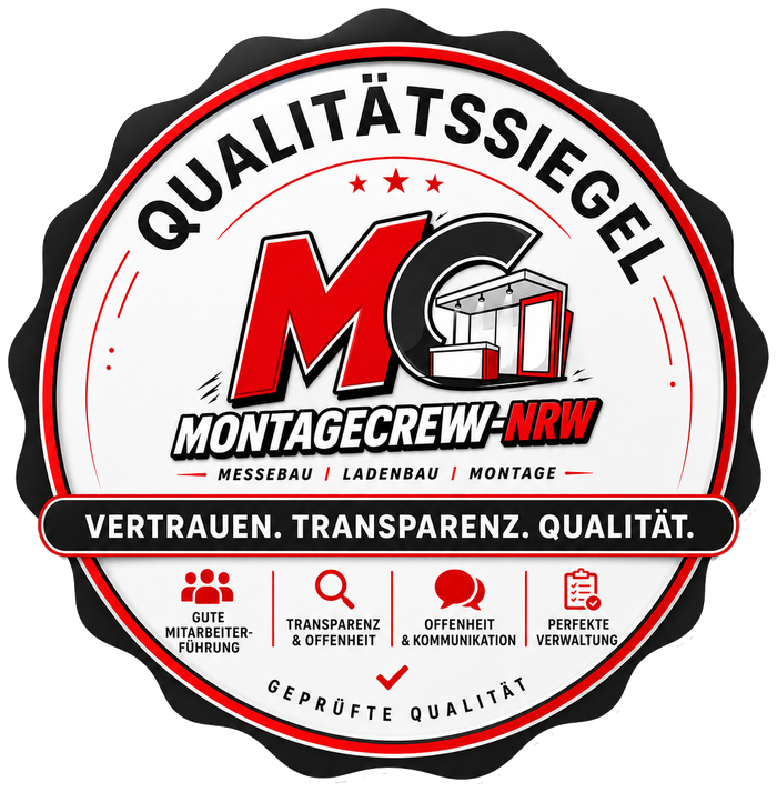 MontageCrew-NRW Qualitätsversprechen — Vertrauen, Transparenz, Qualität